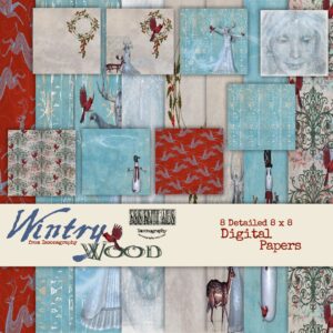 wintrywoodpaperdisplay